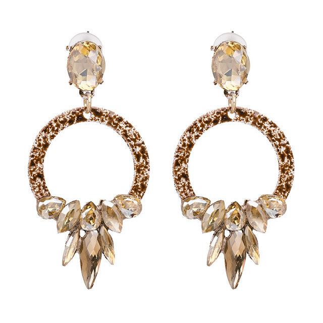New Fashion Jewelry Vintage Crystal Drop Earring