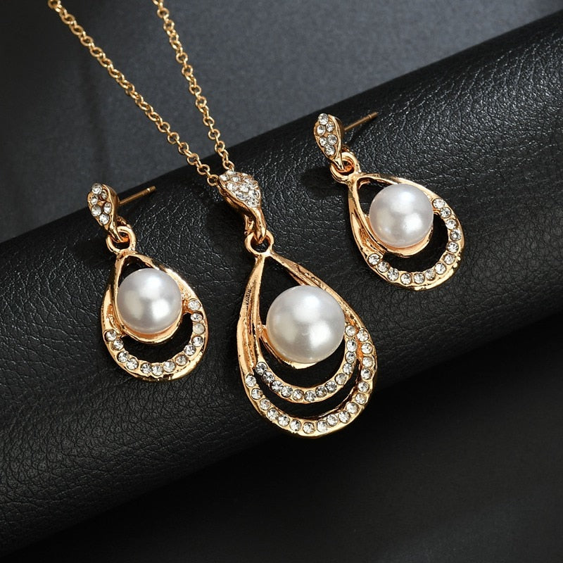 Terreau Kathy Fashion Women Necklace Earrings Jewelry Sets