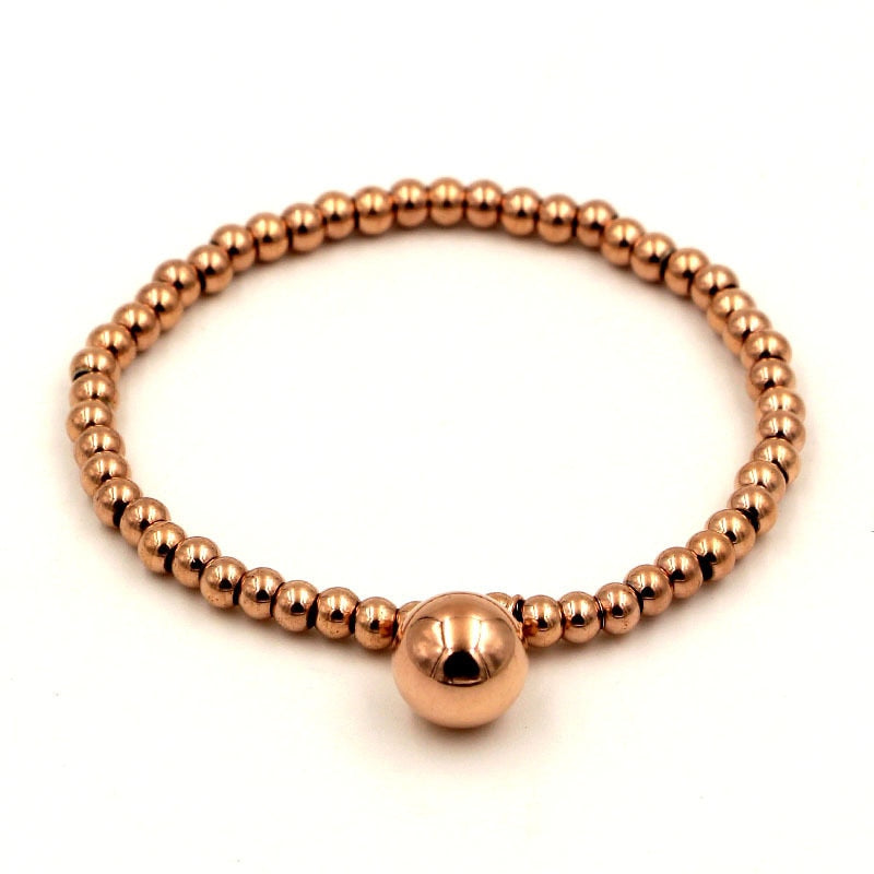 Popular  beads ball elastic bracelet,