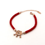 Fashion  transshipment red rope bracelet